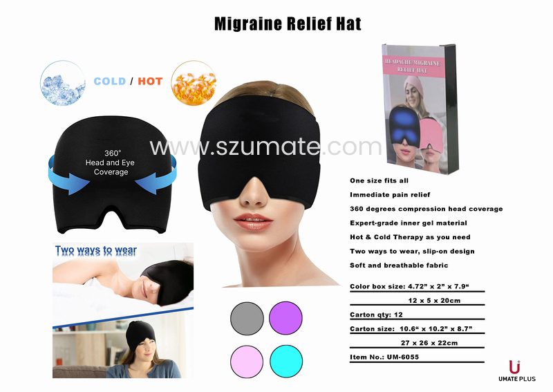 Migraine relief hat
