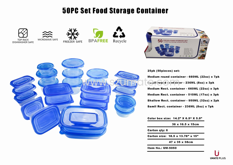 50pc food container
